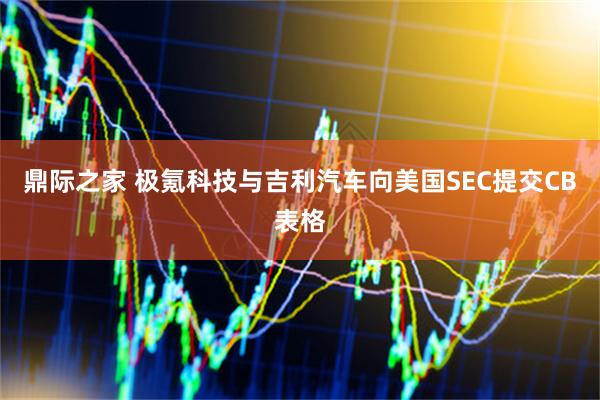 鼎际之家 极氪科技与吉利汽车向美国SEC提交CB表格