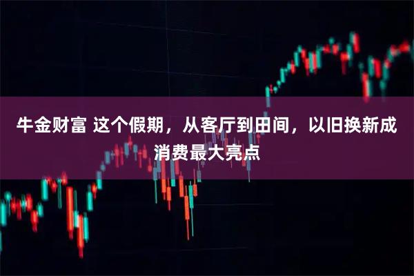 牛金财富 这个假期，从客厅到田间，以旧换新成消费最大亮点