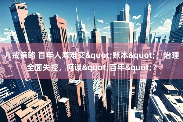 八戒策略 百年人寿难交"账本"：治理全面失控，何谈"百年"？